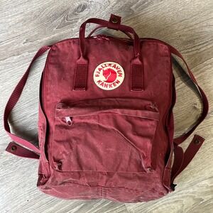 Fjallraven Kanken Classic Backpack Ox Red Burgundy 23510 Vinylon F Swedish Bag